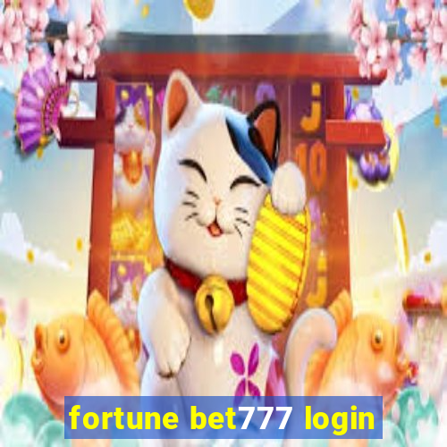 fortune bet777 login